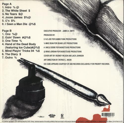 Scarface The Diary US vinyl LP album (LP record) (709460)